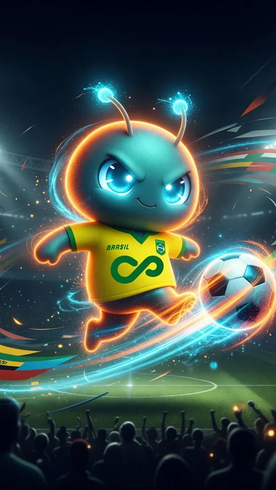 Loopin, o mascote do Mundial
